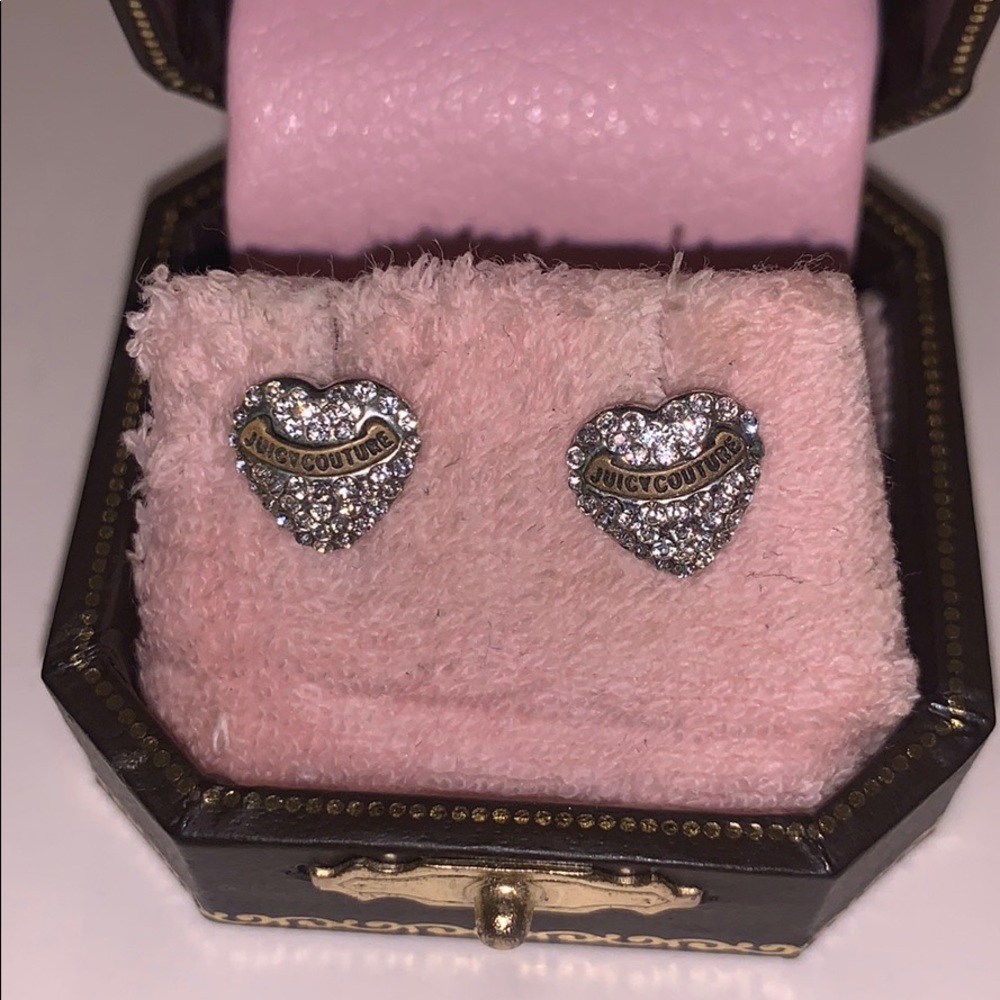 Juicy Couture heart shape Stud earrings